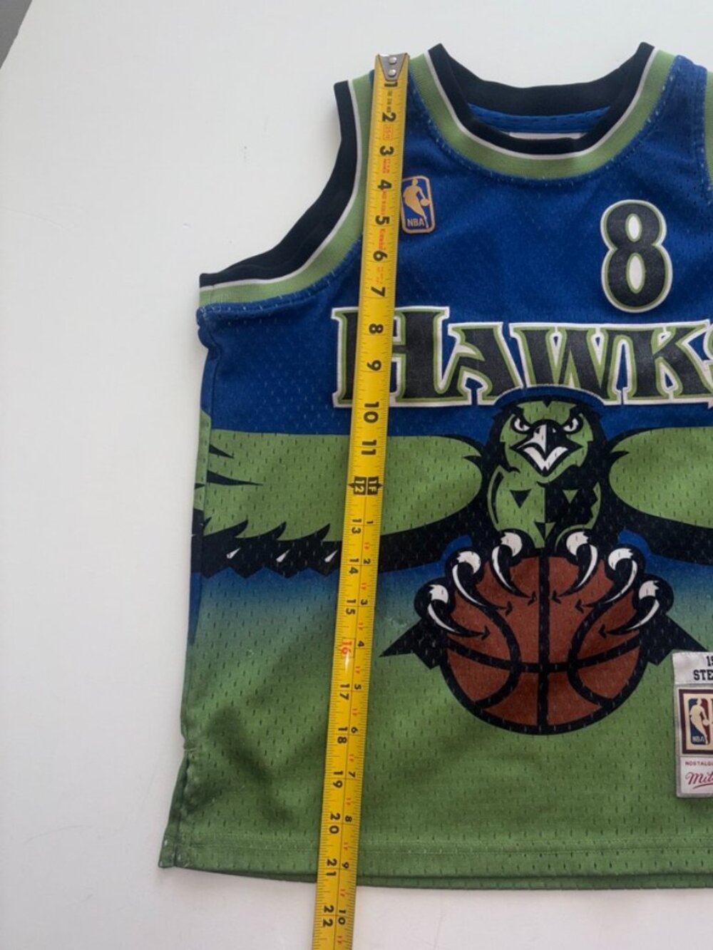 Mitchell & Ness Atlanta Hawks Steve Smith 96-97 Jersey Classics Kid S (8) - Picture 6 of 8